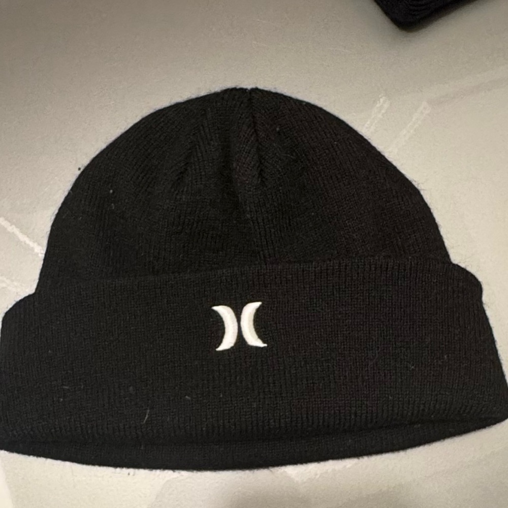 Hurley Classic Black Knit Beanie